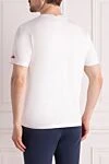 White cotton T-shirt for men MC2 Saint Barth - castle pattern. 100% cotton. Country of manufacture: Italy. Care: specialized cleaning - photo 4