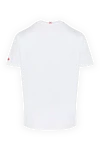 White cotton T-shirt for men MC2 Saint Barth - castle pattern. 100% cotton. Country of manufacture: Italy. Care: specialized cleaning - photo 6