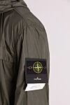 Stone Island Ерлерге арналған жасыл полиамидті куртка - Декорация: бренд логотипі. Қосымша: сорғыш. Құрамы: 100% полиамид. Жабу: найзағай. Қалталар: екі бүйір қалта. Шығарылған елі: Италия . Күтім: мамандандырылған тазалау - фото 5