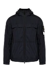 Stone Island Men's blue jacket made of polyamide - 100% polyamide. hood. zipper, drawstring. two side, two chest pockets. Country of manufacture: Italy. Care: specialized cleaning - photo 1