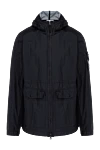 Stone Island Men's blue jacket made of polyamide - 100% polyamide. hood. zipper, drawstring. two side. Country of manufacture: Italy. Care: specialized cleaning - photo 1