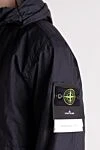 Stone Island Men's blue jacket made of polyamide - 100% polyamide. hood. zipper, drawstring. two side. Country of manufacture: Italy. Care: specialized cleaning - photo 5