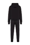 Men's black walking suit made of cotton and elastane Ermenegildo Zegna - 95% cotton, 5% elastane. Closure: zipper. two side pockets. Country of manufacture: Italy. Care: specialized cleaning - photo 6