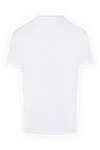 Cotton T-shirt for men white Dolce & Gabbana - brand logo. 100% cotton. Country of manufacture: Italy. Care: specialized cleaning - photo 6