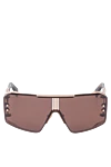 Balmain Men's brown sunglasses - brand logo. metal, plastic. brown. Country of manufacture: Italy. Care: specialized cleaning - photo 1