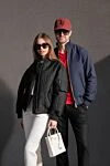 Prada Сумка из натуральной кожи женская белая белая - логотип бренда, брелок с кольцом. 100% натуральная кожа. Страна производитель: Италия . Уход: специализированная чистка - фото 7