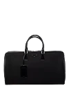 Prada Men's black travel bag made of polyamide - brand logo. 100% polyamide. Closure: zipper. Country of manufacture: Italy. Care: specialized cleaning - photo 1