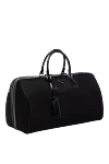 Prada Men's black travel bag made of polyamide - brand logo. 100% polyamide. Closure: zipper. Country of manufacture: Italy. Care: specialized cleaning - photo 3