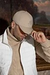 Loro Piana Кепка из полиэстера мужская бежевая - логотип бренда. 100% полиэстер. Страна производитель: Италия . Уход: специализированная чистка - фото 7