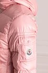 Moncler Куртка из полиамида женская розовая - капюшон. 100% полиамид. молния. два боковых кармана. Страна производитель: Италия . Уход: специализированная чистка - фото 5