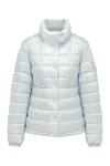 Moncler Куртка из полиамида женская голубая - 100% полиамид. кнопки. два боковых кармана, один карман на рукаве. Страна производитель: Италия . Уход: специализированная чистка - фото 1