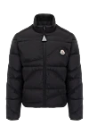 Moncler Куртка из полиамида черная мужская - логотип бренда. 100% полиамид. молния. два боковых кармана. Страна производитель: Италия . Уход: специализированная чистка - фото 1