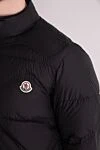 Moncler Куртка из полиамида черная мужская - логотип бренда. 100% полиамид. молния. два боковых кармана. Страна производитель: Италия . Уход: специализированная чистка - фото 5