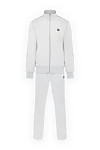 Palm Angels Men's white walking suit made of polyester - brand logo. 100% polyester. Closure: zipper. two side pockets. Country of manufacture: Italy. Care: specialized cleaning - photo 1