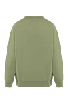 Stone Island Свитшот из хлопка зеленый мужской - логотип бренда. 100% хлопок. Страна производитель: Италия . Уход: специализированная чистка - фото 5