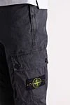 Stone Island Men's black cotton trousers - brand logo. 100% cotton. Closure: button, zipper. four side, two back pockets. Country of manufacture: Italy. Care: specialized cleaning - photo 5