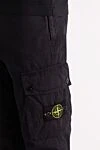 Stone Island Men's black cotton trousers - brand logo. 100% cotton. Closure: button, zipper. four side, two back pockets. Country of manufacture: Italy. Care: specialized cleaning - photo 5