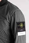 Stone Island Полиамидтен жасалған жасыл түсті ерлерге арналған күрте - Декорация: контрастты манжеттер мен жаға. Құрамы: 89% полиамид, 11% эластан. Жабу: найзағай. Қалталар: екі жағы. Шығарылған елі: Италия. Күтім: мамандандырылған тазалау - фото 5