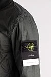 Stone Island Полиамидтен жасалған жасыл түсті ерлерге арналған күрте - Декорация: контрастты манжеттер мен жаға. Құрамы: 89% полиамид, 11% эластан. Жабу: найзағай. Қалталар: екі жағы. Шығарылған елі: Италия. Күтім: мамандандырылған тазалау - фото 5