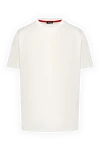 Kiton Men's white cotton T-shirt - 100% cotton. Country of manufacture: Italy. Care: specialized cleaning - photo 1