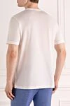 Men's white cotton T-shirt Kiton - 100% cotton. Country of manufacture: Italy. Care: specialized cleaning - photo 4