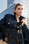 Balenciaga Сумка женская черная из натуральной кожи - фурнитура с логотипом Monaco BB из состаренного золота. 100% натуральная кожа. Размеры: Д32 x В22 x Ш10 см. Длина ремня: Ремень-цепочка на плечо (высота падения: 25,5 см). один карман спереди, внутренняя нашивка карман. клапан. Страна производитель: Италия. Уход: специализированная чистка - фото 7