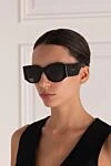 Women's red plastic sunglasses for sun protection Dior - brand logo. plastic. black. Country of origin: France. Care: specialized cleaning - photo 2