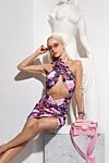 Женские желтые солнцезащитные очки из металла с розовыми линзами Dior - логотип бренда. 100% металл. розовый. Страна производитель: Франция. Уход: специализированная чистка - фото 6