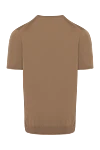 Short sleeve jumper for men, brown, cotton Svevo - 100% cotton. Country of manufacture: Italy. Care: specialized cleaning - photo 6