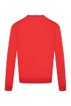 Men's red long sleeve jumper made of cashmere and silk Svevo - 80% linen, 20% linen. Country of manufacture: Italy. Care: specialized cleaning - photo 6