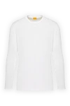 Svevo Men's white jumper made of linen and polyamide - 96% linen, 4% polyamide. Country of manufacture: Italy. Care: specialized cleaning - photo 1