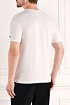 Men's white cotton T-shirt MC2 Saint Barth - drawing car. Composition:100% cotton. Country of manufacture: Italy. Care: specialized cleaning - photo 4