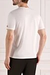 Men's white cotton T-shirt MC2 Saint Barth - drawing pool. Composition:100% cotton. Country of manufacture: Italy. Care: specialized cleaning - photo 4