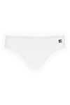 MC2 Saint Barth Men's white swimming trunks made of polyamide and elastane - brand logo. 80% polyamide, 20% elastane. Country of manufacture: Italy. Care: specialized cleaning - photo 1