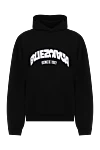 Balenciaga Women's black cotton hoodie - brand logo. hood. 100% cotton. Country of manufacture: Italy. Care: specialized cleaning - photo 1