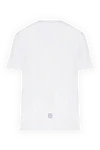 Women's white cotton T-shirt Givenchy - brand logo. 100% cotton. Country of manufacture: Italy. Care: specialized cleaning - photo 6