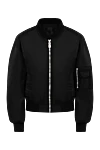 Givenchy Women's black polyamide jacket - brand logo. 100% polyamide. Closure: zipper. two side pockets, one sleeve pocket. Country of origin: Italy. Care: specialized cleaning - photo 1