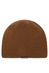 Moorer Men's brown cashmere hat - 100% cashmere. Country of manufacture: Italy. Care: specialized cleaning - photo 3