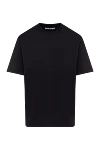 Palm Angels Black men's T-shirt with logo - brand logo. 100% cotton. Country of manufacture: Italy. Care: specialized cleaning - photo 1