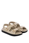 Givenchy Women's sandals, beige, made of genuine leather - brand logo. 100% genuine leather. Country of manufacture: Italy. Care: specialized cleaning - photo 3