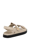 Women's sandals, beige, made of genuine leather Givenchy - brand logo. 100% genuine leather. Country of manufacture: Italy. Care: specialized cleaning - photo 4