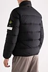 Логотипі бар қара ерлер курткасы Stone Island - Декорация: бренд логотипі. Құрамы: 84% полиамид, 16% эластан. Жабу: найзағай. Қалталар: екі бүйір қалта. Оқшаулау: төмен. Шығарылған елі: Италия. Күтім: мамандандырылған тазалау - фото 4