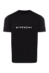 Givenchy Футболки мужская черная с логотипом - логотип бренда. 100% хлопок. Страна производитель: Франция. Уход: специализированная чистка - фото 1