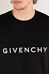 Givenchy Футболки мужская черная с крупным логотипом - логотип бренда. 100% хлопок. Страна производитель: Франция. Уход: специализированная чистка - фото 5