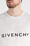 Givenchy Футболки мужская белая с крупным логотипом - логотип бренда. 100% хлопок. Страна производитель: Франция. Уход: специализированная чистка - фото 5