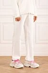 Citizens of Humanity Women's white cotton jeans - 98% cotton, 2% polyurethane. two front pockets, two back pockets. Closure: button, zipper. Country of manufacture: Italy. Care: specialized cleaning - photo 3