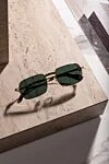 Солнцезащитные мужские очки Décor Cartier - логотип бренда . титаниум, рог, дерево. зеленые фотохромные. . Страна производитель: Франция. Уход: специализированная чистка - фото 6