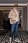 Кардиган мужской бежевый теплый  Brunello Cucinelli - 29% альпака, 23% хлопок, 20% полиамид, 13% шерсть. молния. Страна производитель: Италия. Уход: специализированная чистка - фото 8