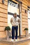 Кроссовки 410 LP Walk Wish мужские белые Loro Piana - контрастные вставки. 100% Натуральная шерсть - Storm System®. шнуровка. 100% резина. . Страна производитель: Италия. Уход: специализированная чистка - фото 6