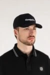Бейсболка мужская черная с логотипом Dior - логотип . 100% хлопок. Страна производитель: Италия. Уход: специализированная чистка - фото 2